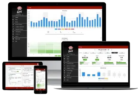 Spark App shown on desktop, laptop, tablet and phone
