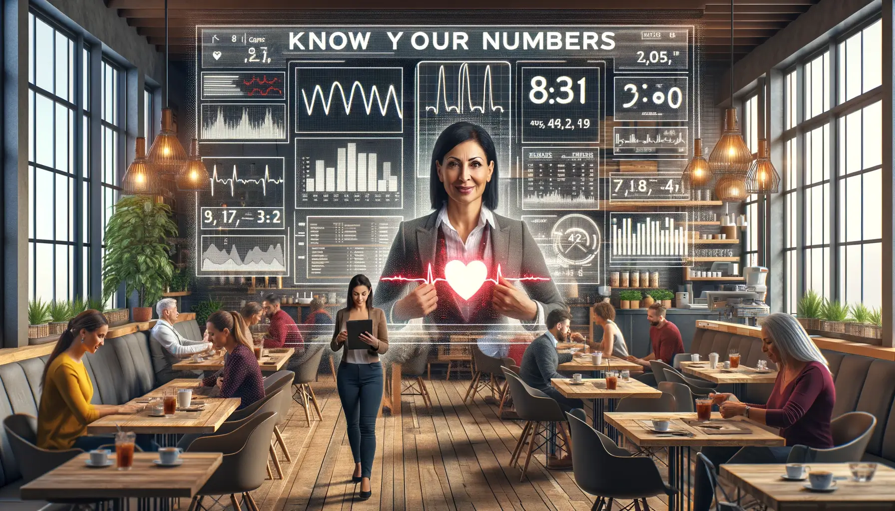 A small business owner uses analytics to understand her business better.