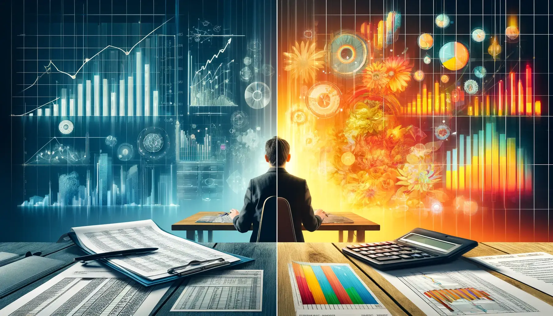 There is a stark contrast between accounting reports and performance analytics.